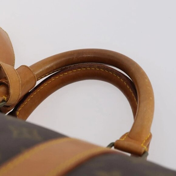 LOUIS VUITTON Monogram Keepall 55 Boston Bag M41424 LV Auth 145141 - Picture 9 of 16